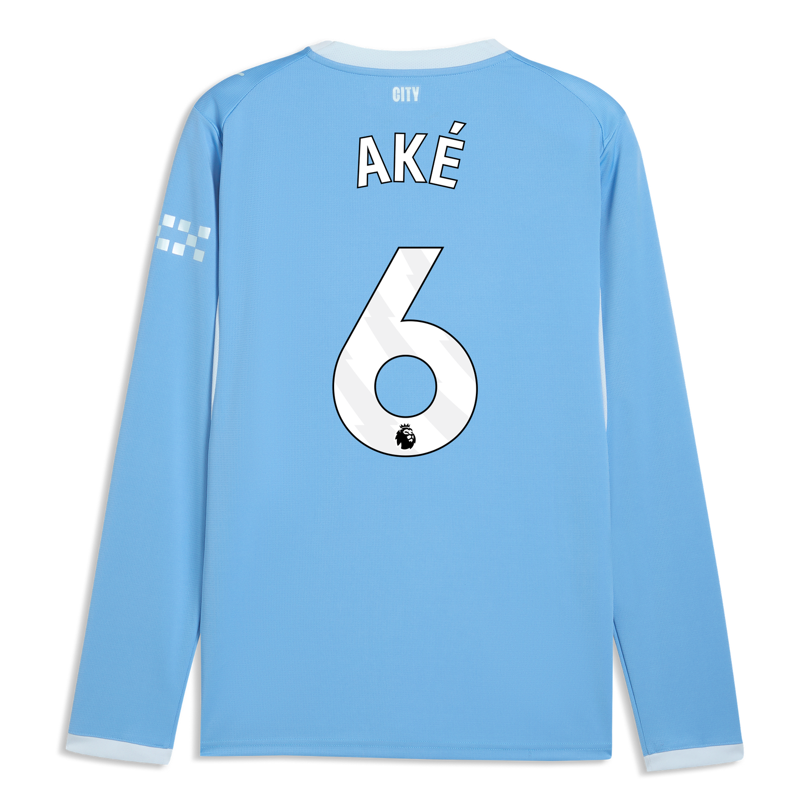Manchester City Home Jersey 2026/27 Long Sleeve With AKÉ 6