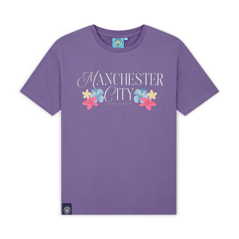 MCFC FW WN FLOWER GRAPHIC TEE - purple
