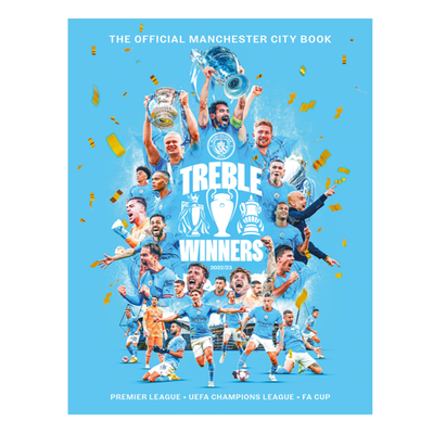 Manchester City Treble Winnaars Hardback Boek