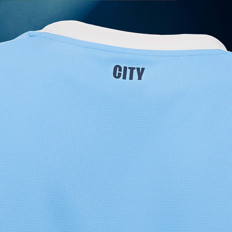 MCFC RP KIDS HOME JERSEY LS - team light blue