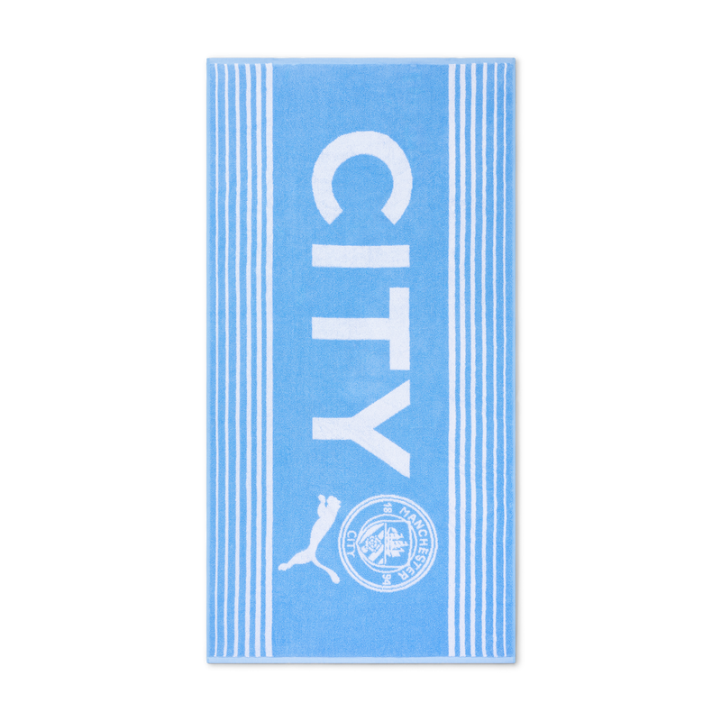 MCFC LW PUMA X CITY TOWEL LARGE - team light blue