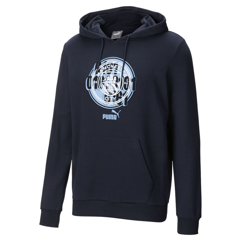 MCFC LW MENS FTBLCULTURE HOODIE - navy