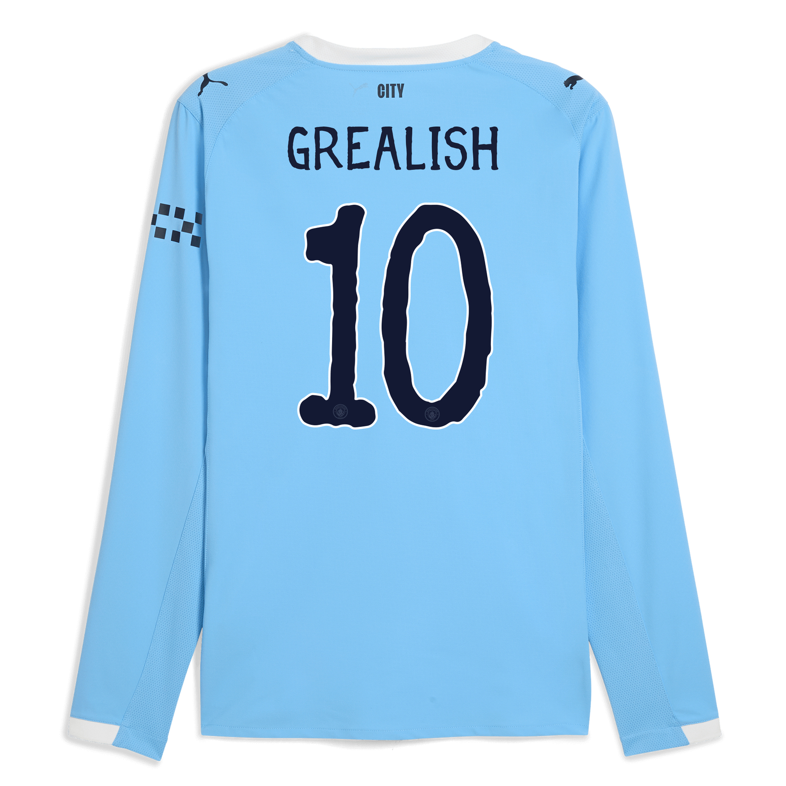 Jack Grealish 10 Manchester City Match Issue / Worn Home