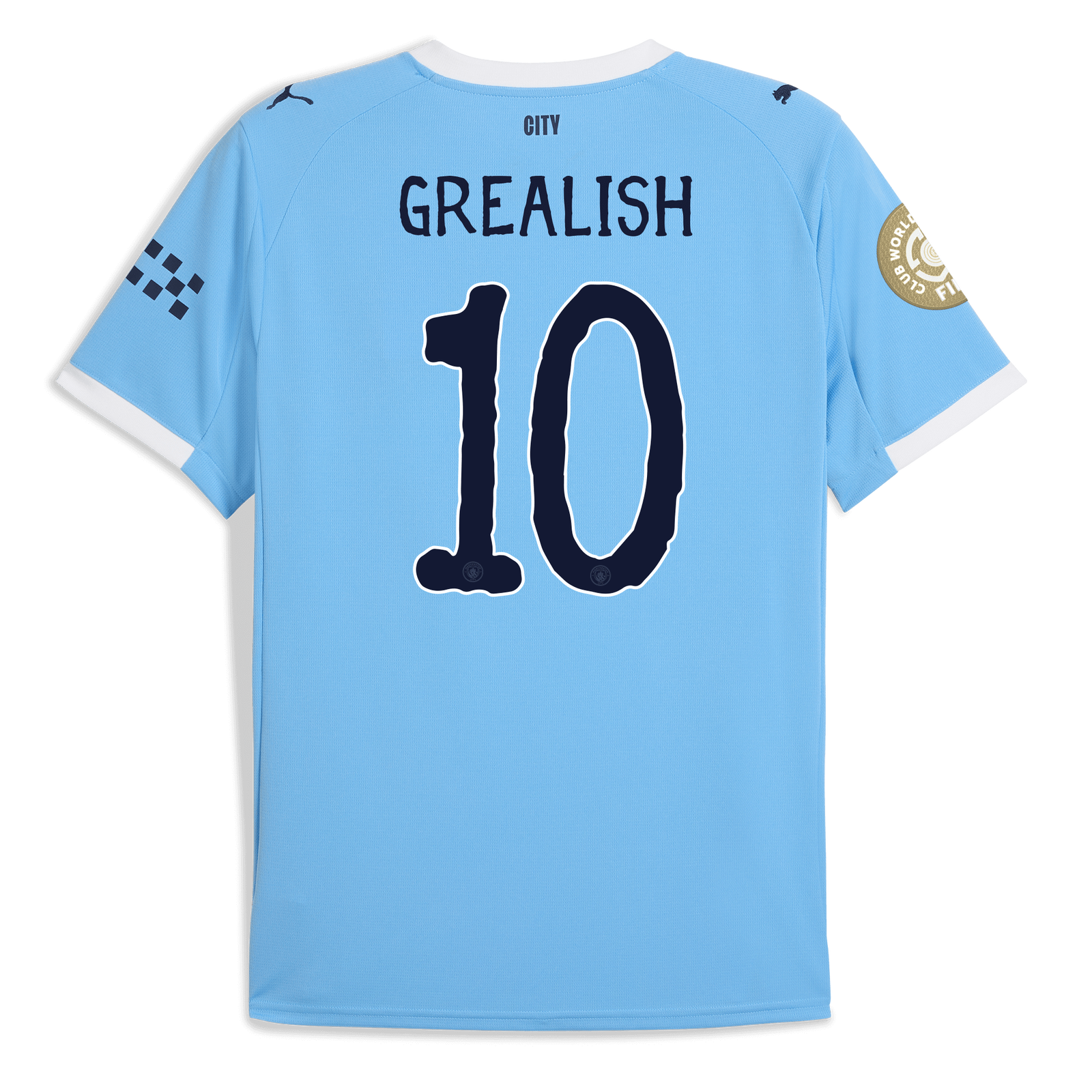 【在庫あり】 Manchester City 10 GREALISH With 2025/26 Jersey Home ウェア