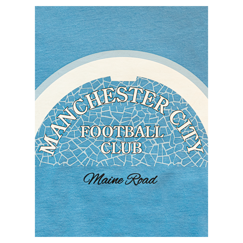 MCFC FW MENS MAINE RD MOSAIC TEE - light blue