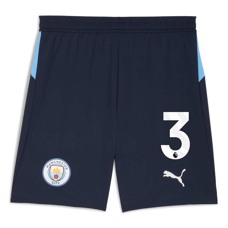 Man City Football Shorts 2025/26 with #3 navy - Size XXL from polyester for males  - Official Manchester City FC store