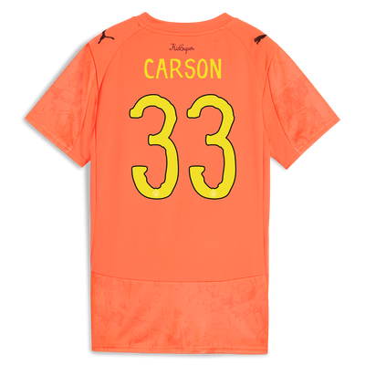 Manchester City KidSuper dames-shirt 2025/26 met CARSON 33 bedrukking