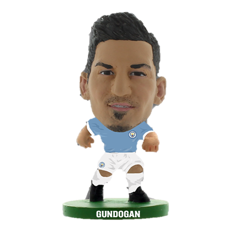 MCFC FW SOCCERSTARZ GUNDOGAN MINIFIGURE - light blue