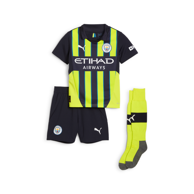 Kids' Man City Away Mini Kit 24/25 new navy - Check out all Manchester City t-shirts online - Official Manchester City FC store
