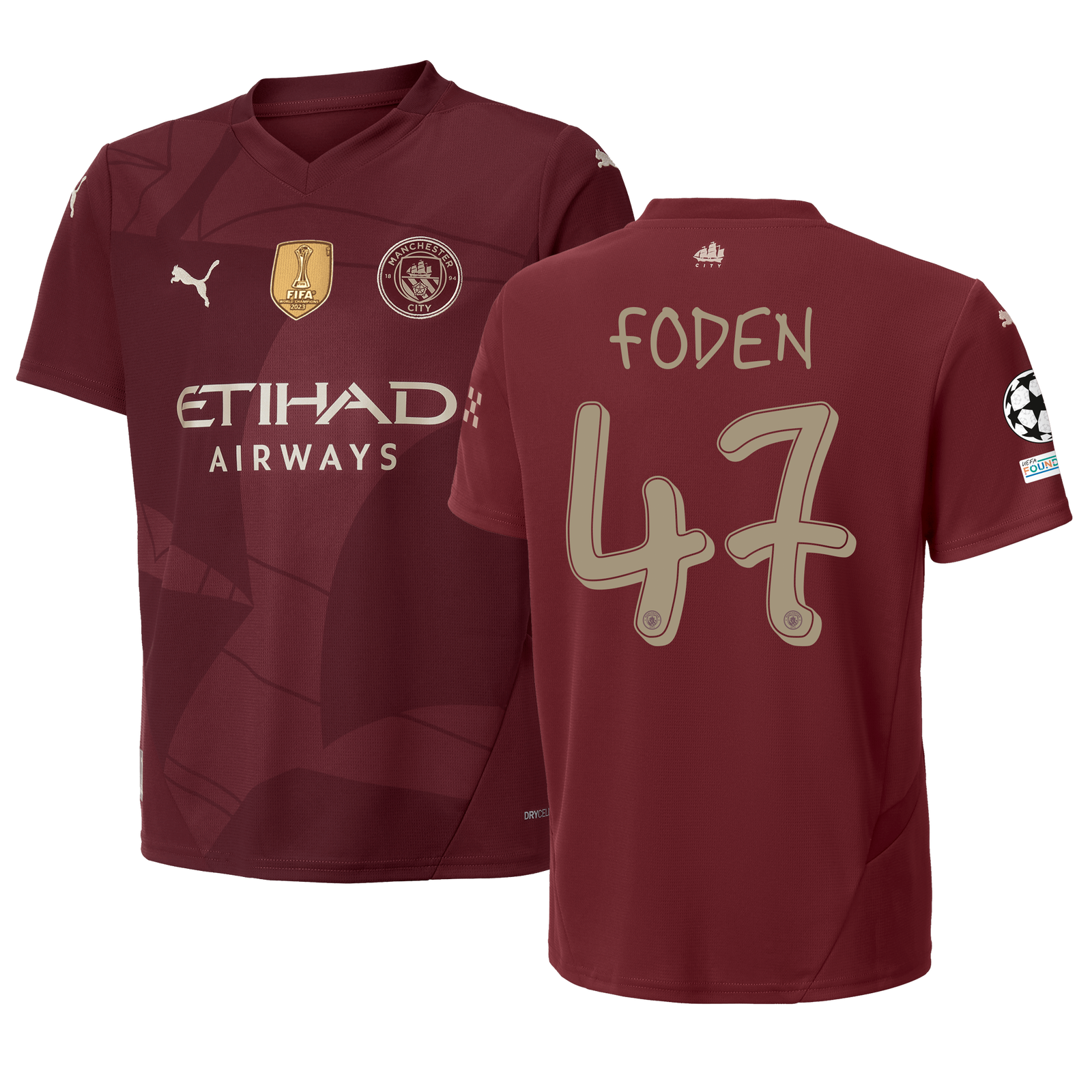 2023-24 Manchester City Third Shirt Foden #47