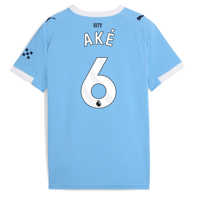 Kinder  Manchester City Heimtrikot 2025/26 mit AKÉ 6 Aufdruck