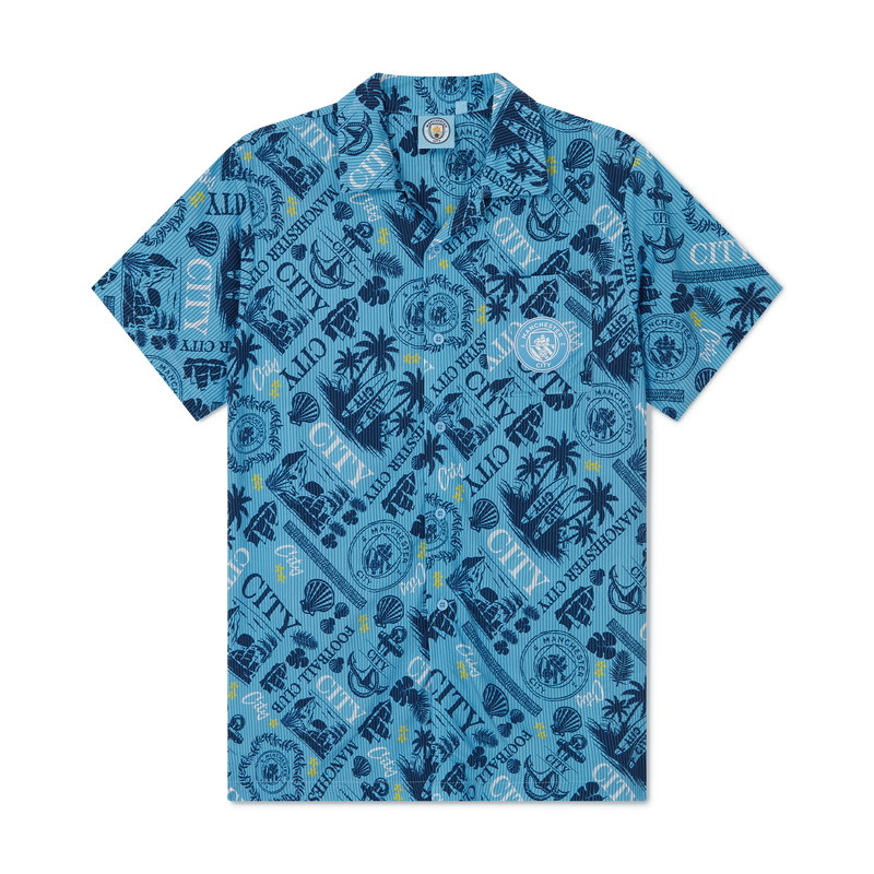 MCFC FW SS HAWAIIAN SHIRT - blue