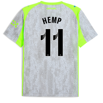 Manchester City Third Jersey 2025/26 With HEMP 11 Printing