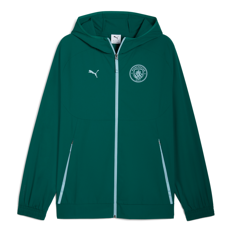 MCFC MENS PUMATECH WVN JACKET - blue