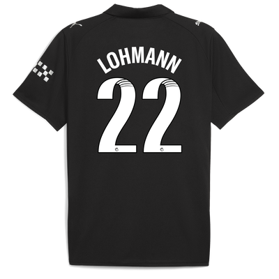 Manchester City Away Jersey 2025/26 With LOHMANN 22 Printing