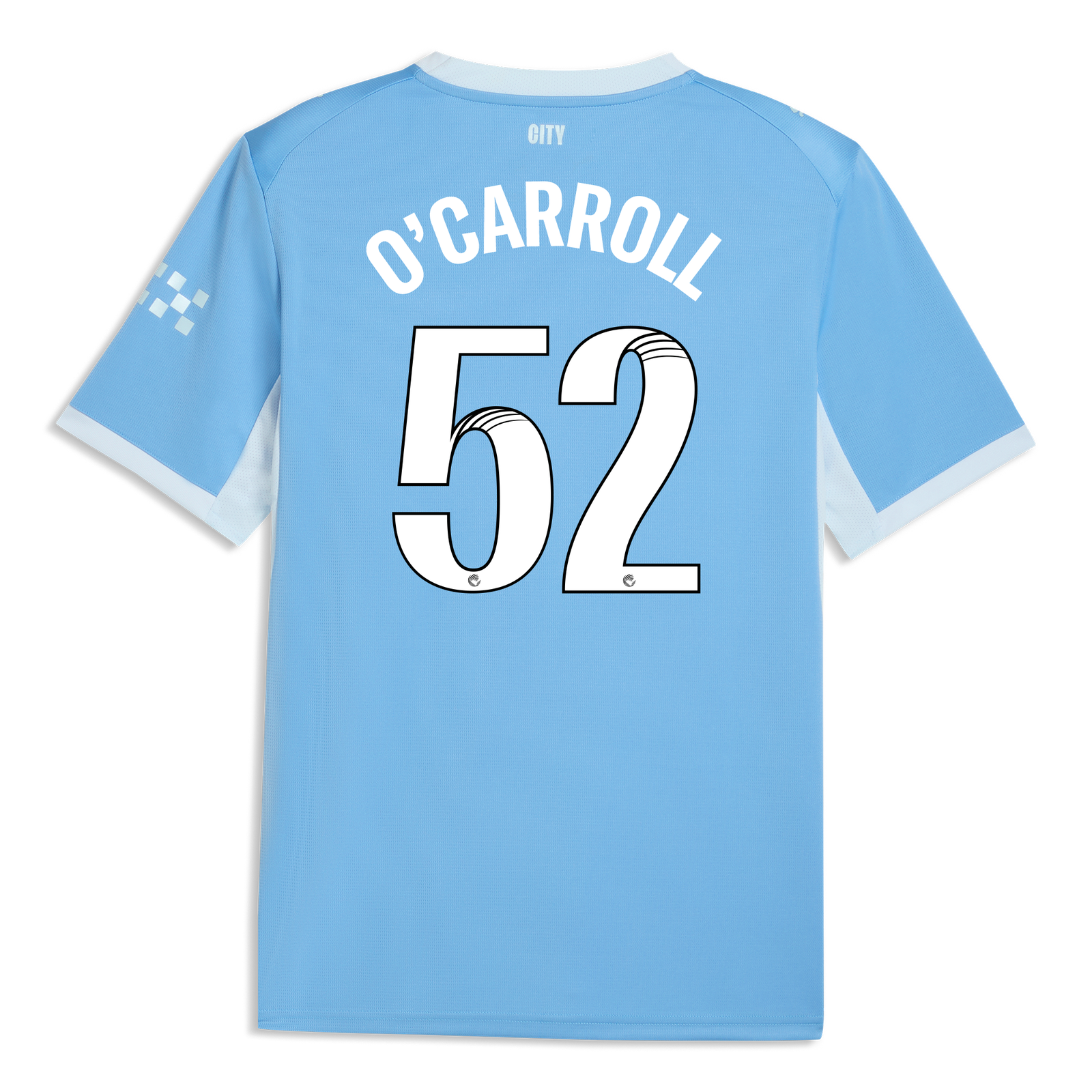 Manchester City Home Jersey 2026/27 With O'CARROLL 52 Printing