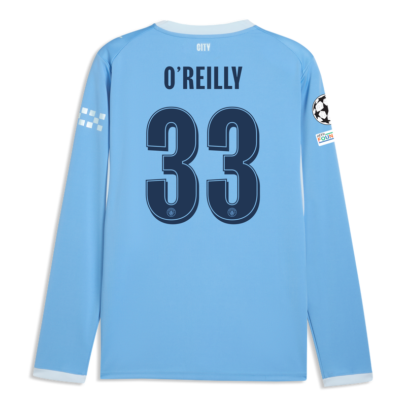 マンチェスター・シティ ホーム ユニフォーム 2026/27 長袖 O'REILLY