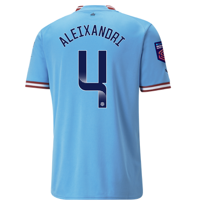 Camiseta 1ª Equipación Manchester City 2022/23 con estampado de ALEIXANDRI 4