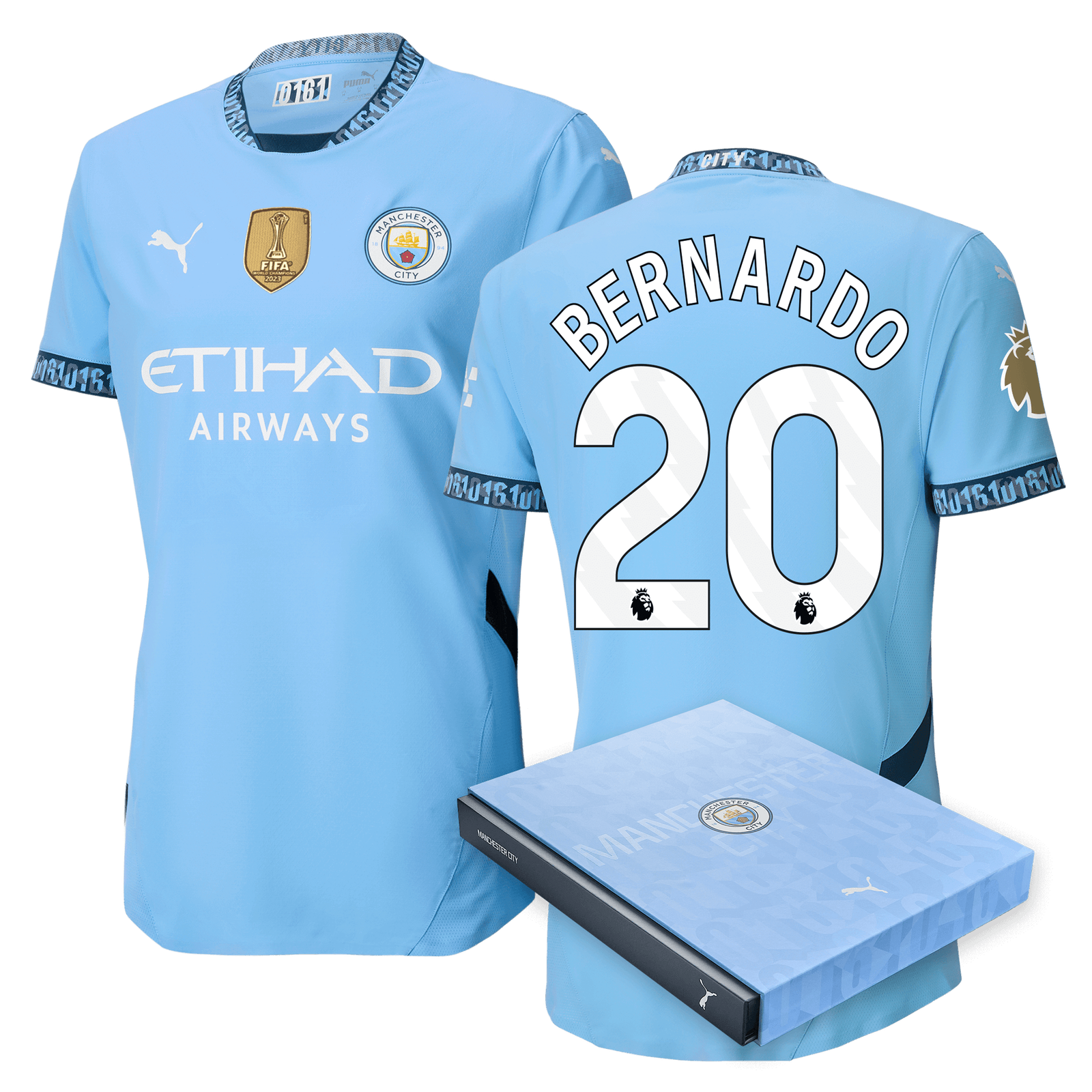 Manchester City Home Jersey 2024/25 With BERNARDO 20