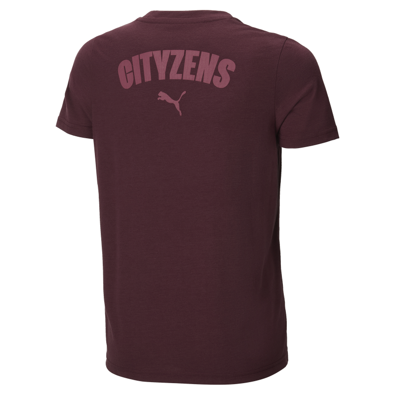 MCFC LW KIDS CASUALS TEE - burgundy