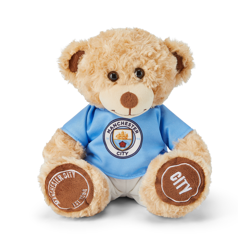 MCFC BERTIE BEAR PLUSH - brown