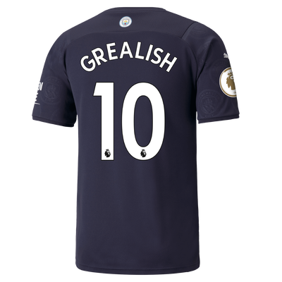 Camiseta 3ª Equipación Manchester City 21/22 con estampado de Jack Grealish