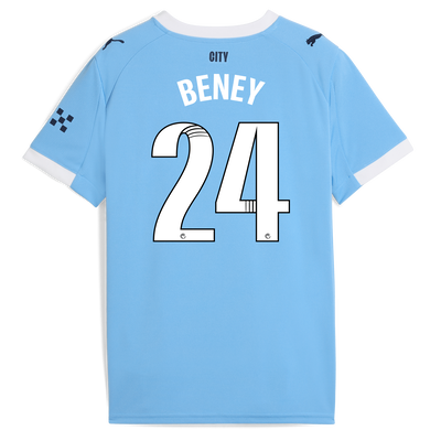 Maglia Home Manchester City 2025/26 per bambini con stampa BENEY 24