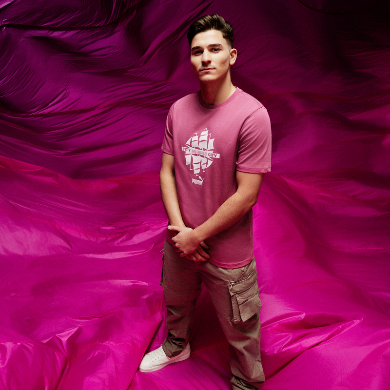 MCFC LW MENS FTBLCULTURE TEE - pink