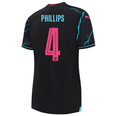 Dames Manchester City Derde Shirt 2023/24 met PHILLIPS 4 bedrukking