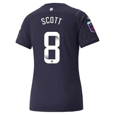 Womens Manchester City 3rd Shirt 21/22 with Jill Scott printing
