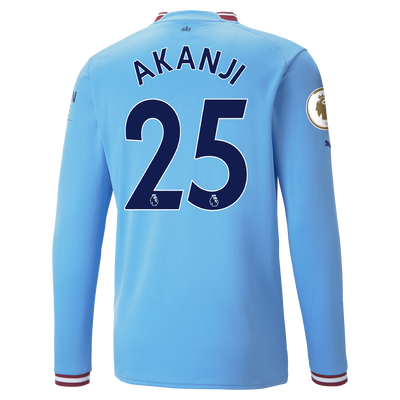 Manchester City Heimtrikot langarm 2022/23 mit PN-PLAYERFIVE aufdruck