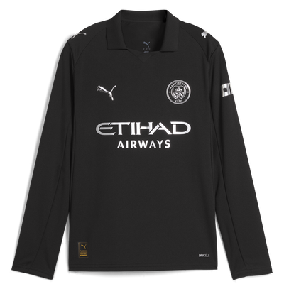 Kids' Manchester City Away Long Sleeve Jersey 2025/26