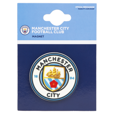 Imán con el escudo del Manchester City en 3D