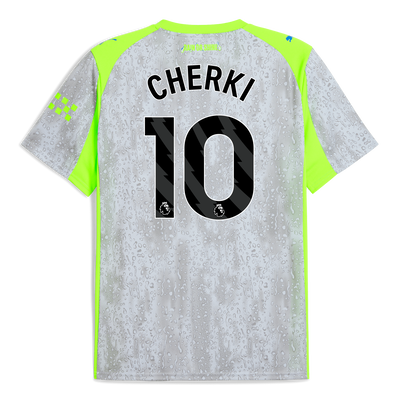 Manchester City Third Jersey 2025/26 With CHERKI 10 Printing