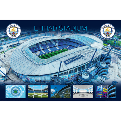 Manchester City Etihad Stadium Maxi Poster