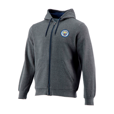 Kids Manchester City Crest Hooded Sweat