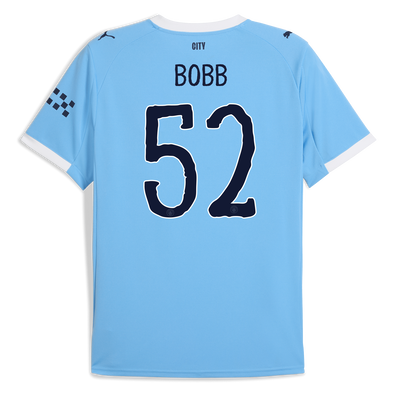 Manchester City Heimtrikot 2025/26 mit BOBB 52 Aufdruck