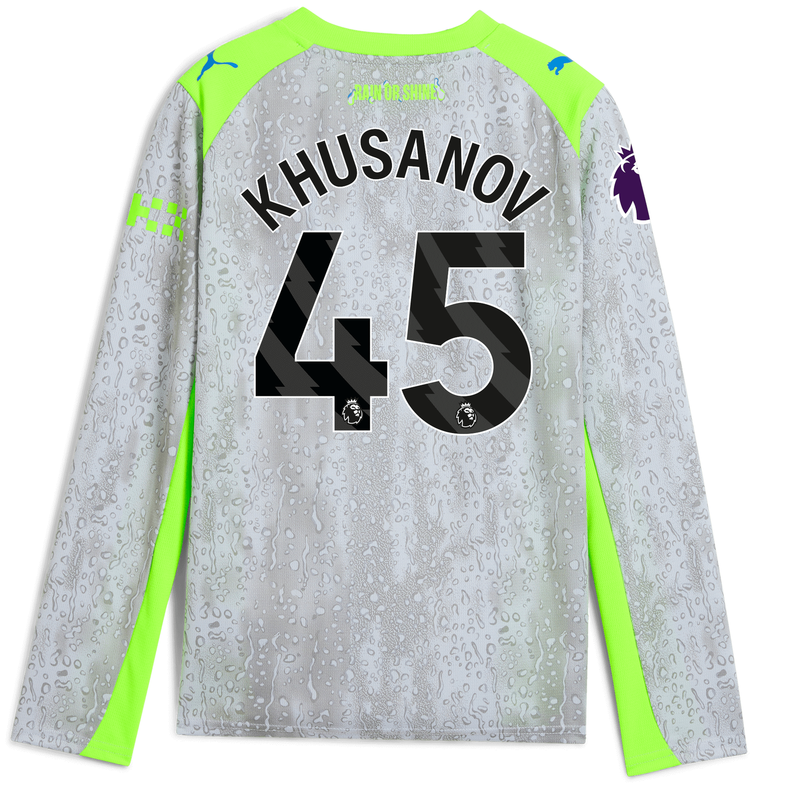 マンチェスター・シティ クサノフ　KHUSANOV 45 シャツ M マンチェスター・シティ クサノフ KHUSANOV 45 シャツ M