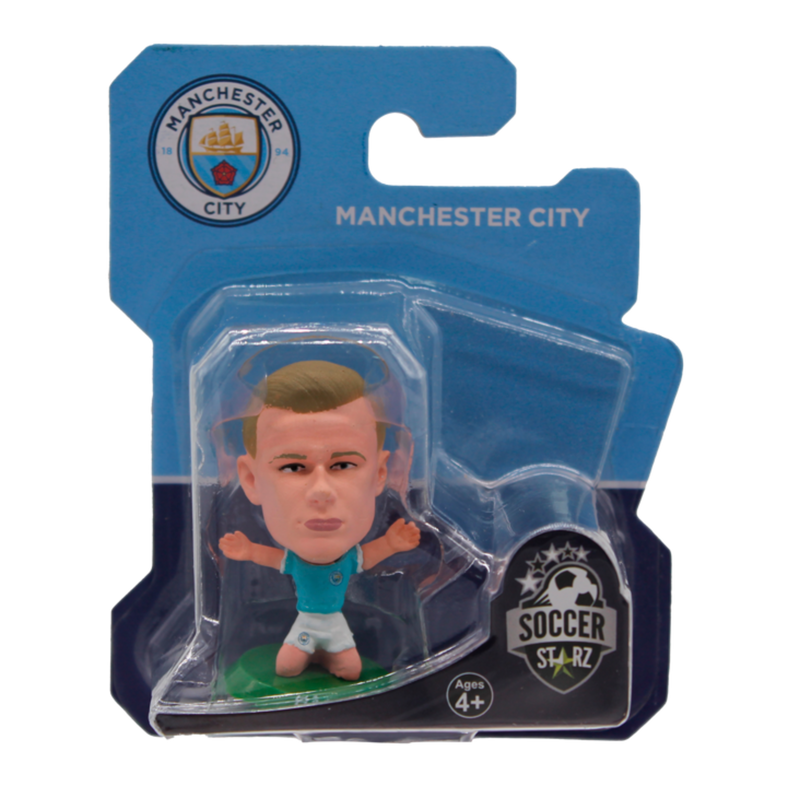 MCFC FW SOCCERSTARZ HAALAND MINIFIGURE - blue