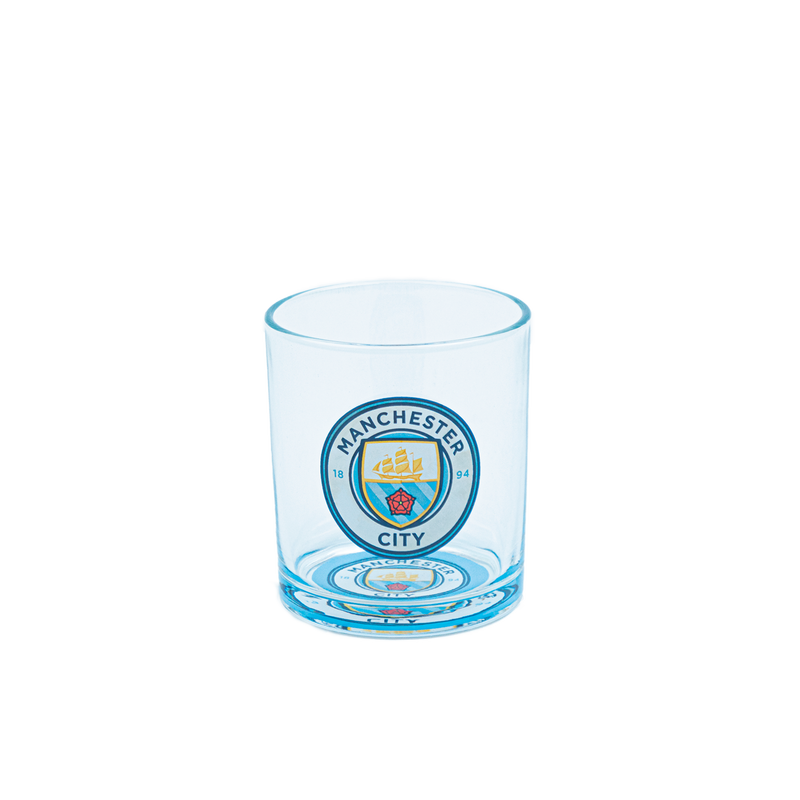 MCFC FW 4PK CREST ON BASE TUMBLER - light blue