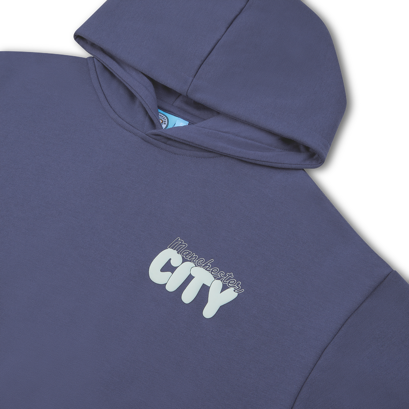 MCFC FW WOMENS BUBBLE HOODIE - Navy