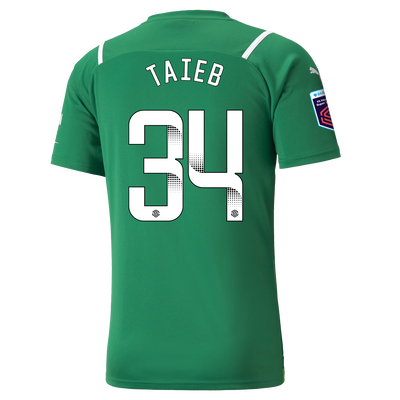 Manchester City Goalkeeper Shirt 21/22 with Karima Benameur Taieb printing