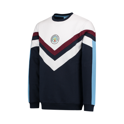 Manchester City op de jaren '90 geïnspireerd retro sweatshirt