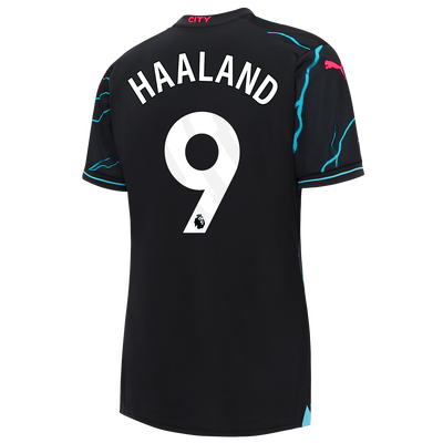 Women's Manchester City Third Jersey 2023/24 with HAALAND 9 printing