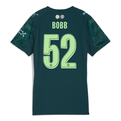Womens Manchester City EA SPORTS FC Jersey 2025/26 With BOBB 52 Printing