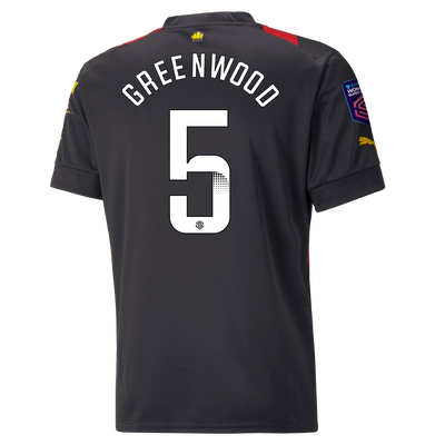 Manchester City Away Jersey 2022/23 with GREENWOOD 5 printing