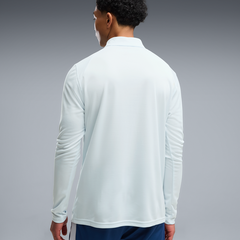 MCFC TR TRAINING 1/4 ZIP TOP - Dewdrop-Blue Jewel