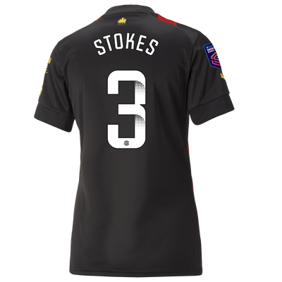 Women's Manchester City Away Jersey 2022/23 with STOKES 3 printing
