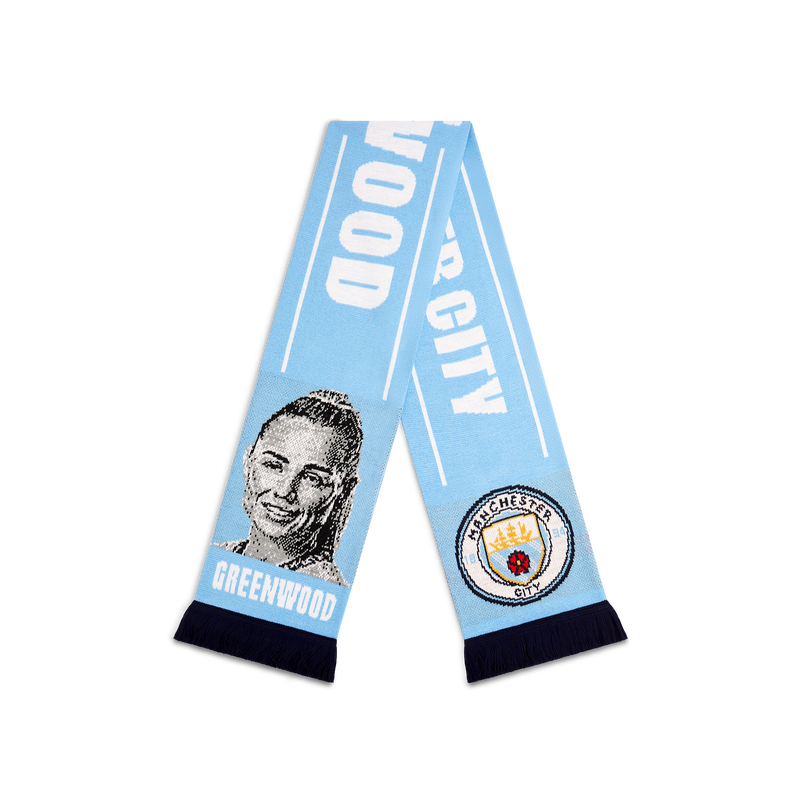 MCFC FW GREENWOOD FACE SCARF - BLUE