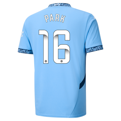 Manchester City Home Jersey 2024/25 With PARK 16 Printing